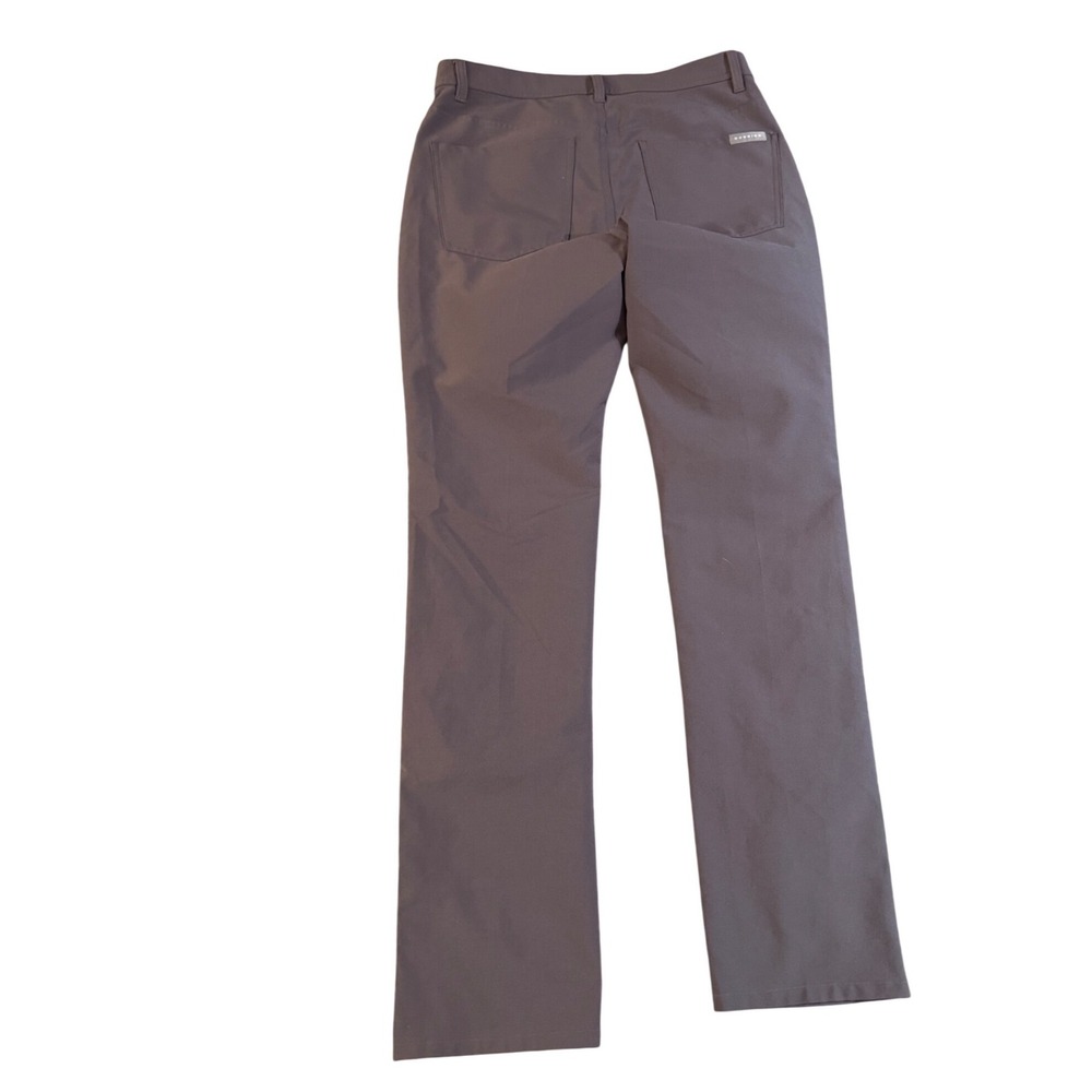 Dunning Golf Mens Gray Performance 5-Pocket Stretch Pants 30x32 Slim Straight - Picture 6 of 6